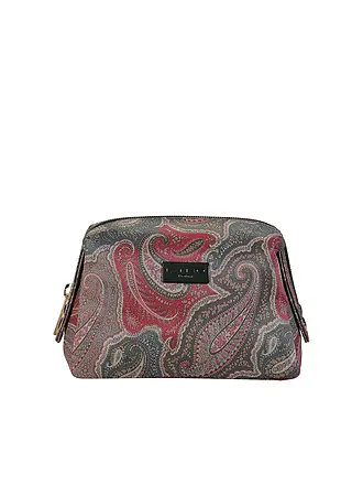 ETRO | Kosmetiktasche - Beauty Case (57 D. Braun / D. Rot) | 
